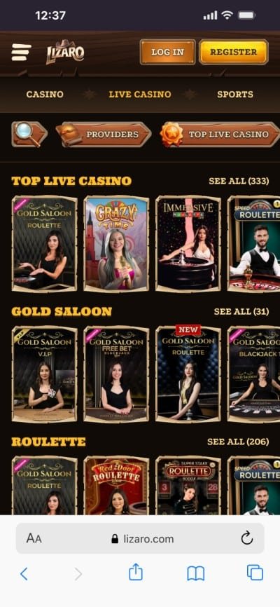 A look at lizaro casino login